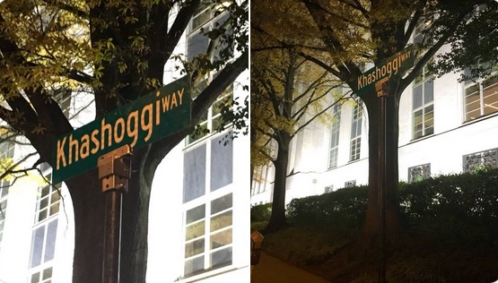 Jalan Di Depan Kedutaan Besar Arab Saudi Di Washington Berubah Jadi 'Jalan Jamal Khashoggi'